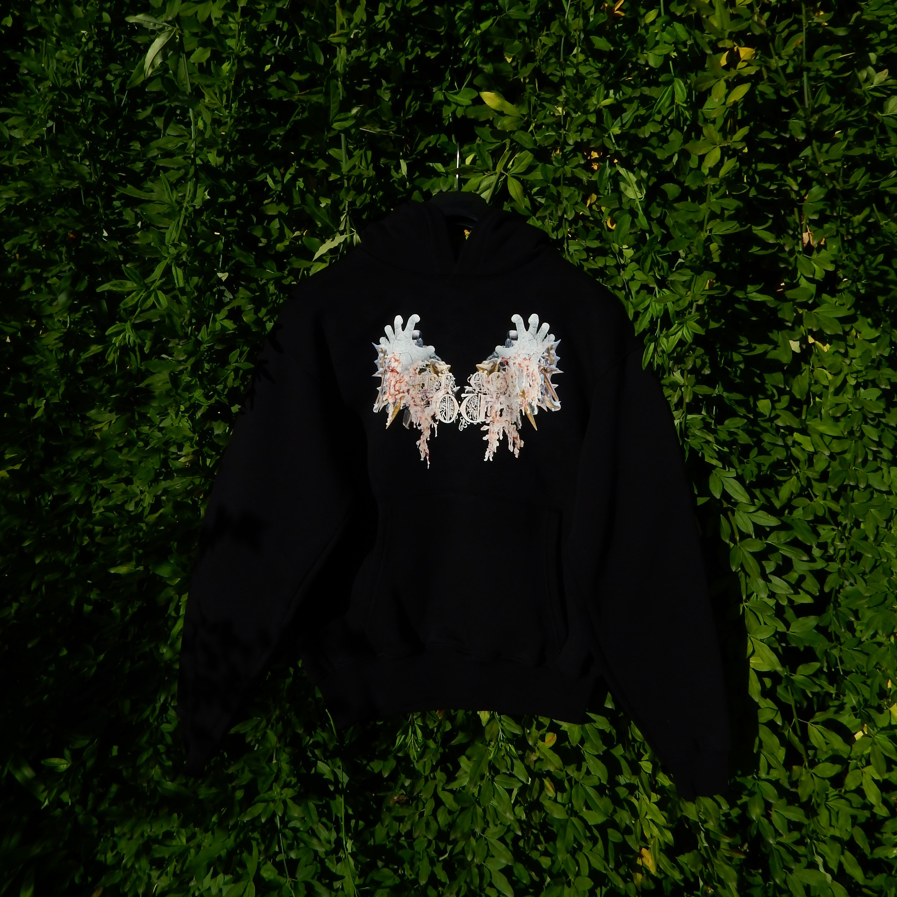 Hoodie nera "Avarizia"