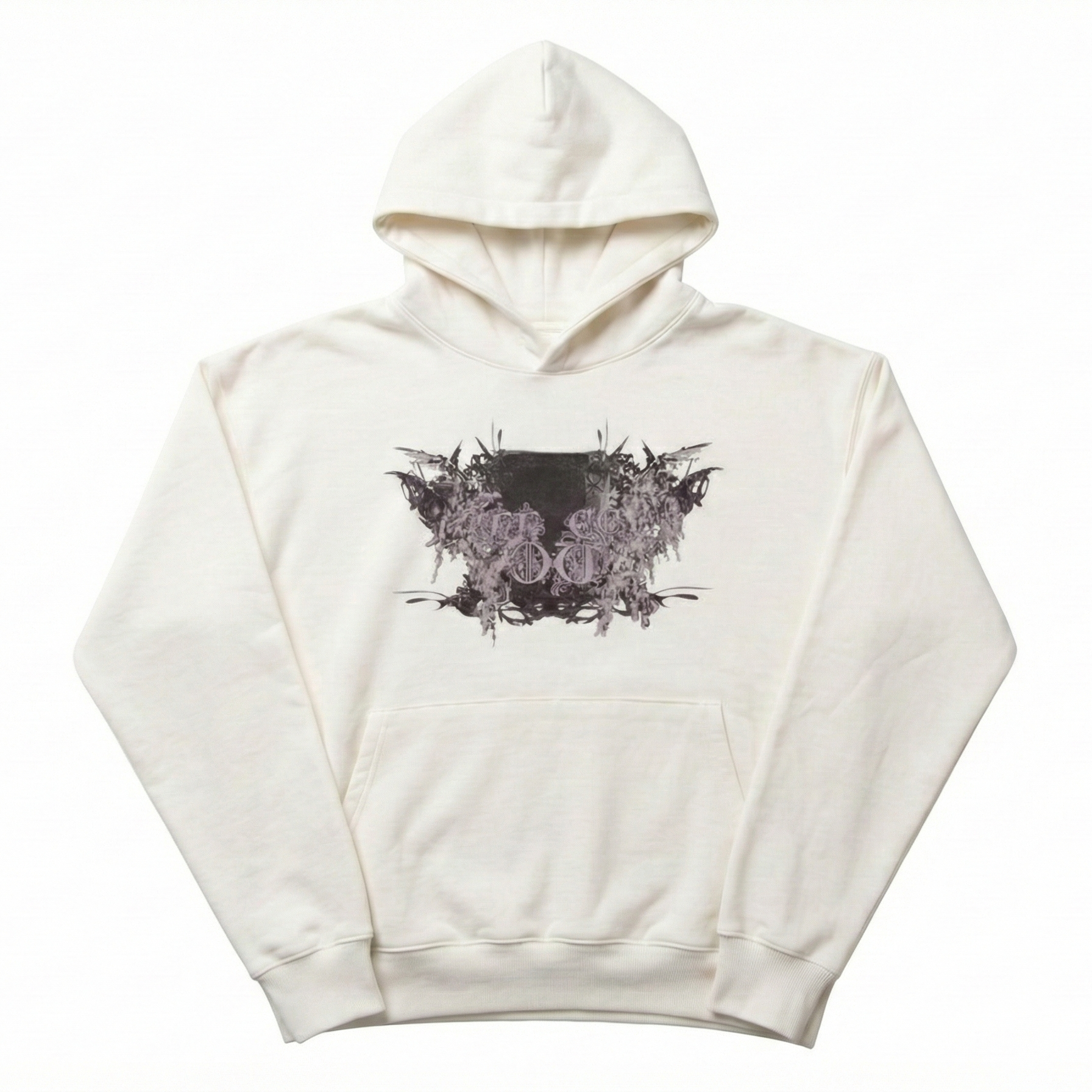 Hoodie bianca "Avarizia"