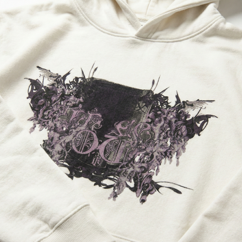 Hoodie bianca "Avarizia"